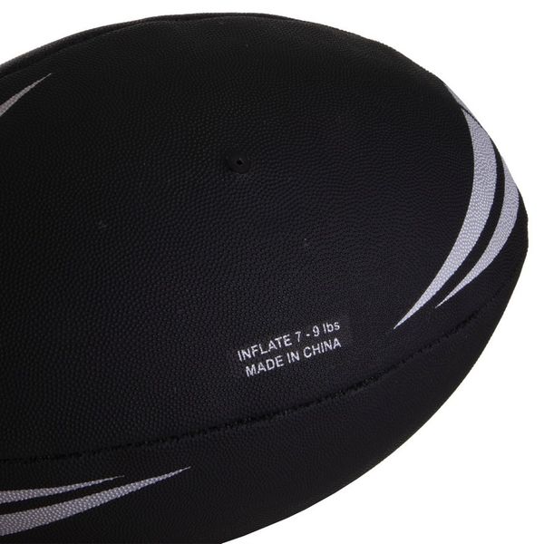 Мяч для регби LEGEND FB-3293 №3 PVC черный-белый