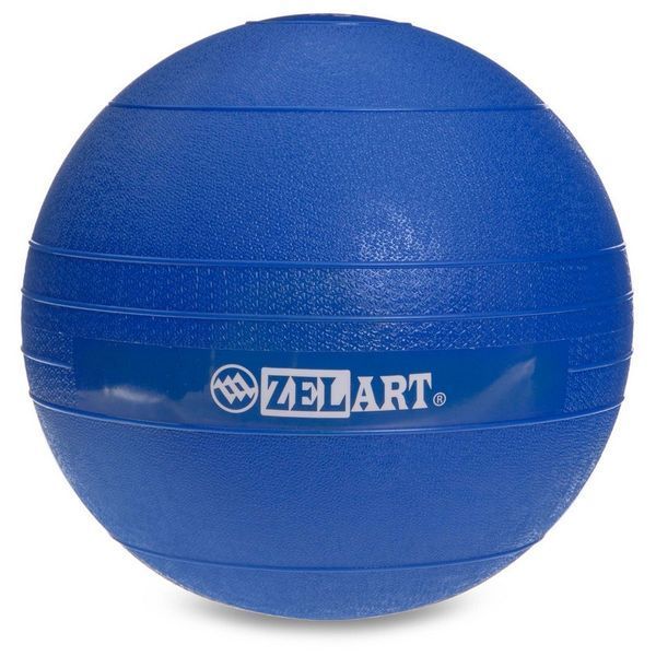 М'яч медичний слембол для кросфіту Record SLAM BALL FI-5165-2 2к синій
