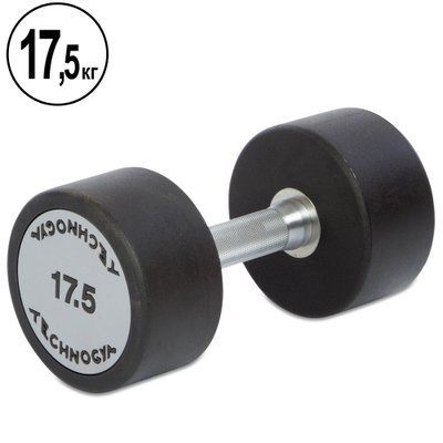 Гантель цільна професійна TECHNOGYM TG-1834-17,5 1шт 17,5кг