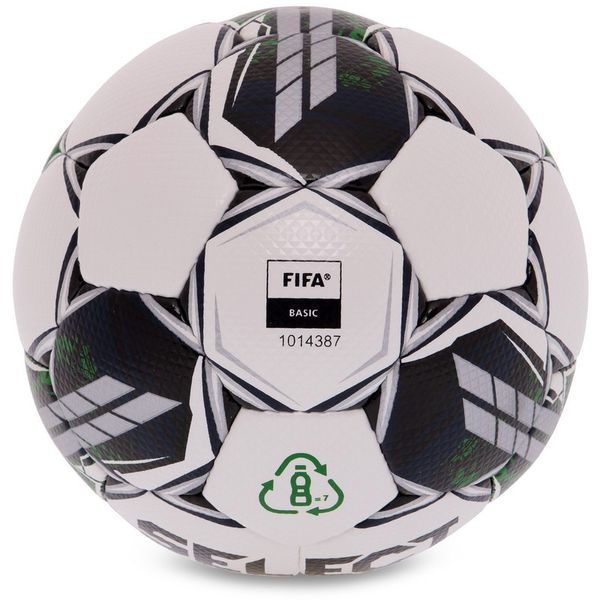 М'яч для футзалу SELECT FUTSAL PLANET V22 №4 білий-зелений
