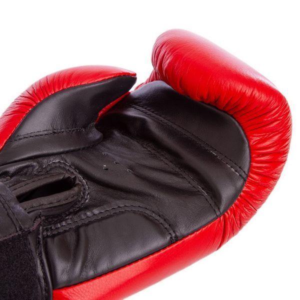 Рукавички боксерські професійні з печаткою ФБУ SPORTKO UR SP-4705 10 унцій червоний