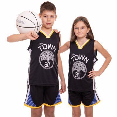 Форма баскетбольна підліткова NB-Sport NBA TOWN 30 4311 XL чорний-жовтий