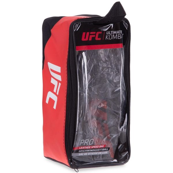 Груша пневматична підвісна пневматична UFC PRO UHK-75098 20см чорний