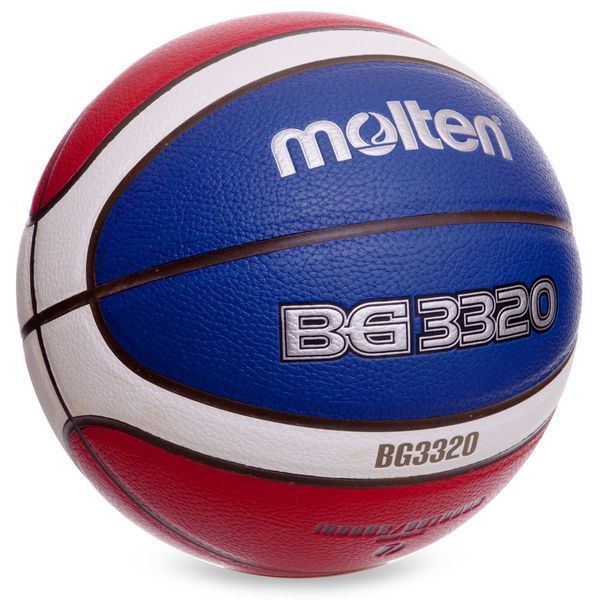 Мяч баскетбольный Composite Leather MOLTEN B7G3320 №7 оранжевый-синий