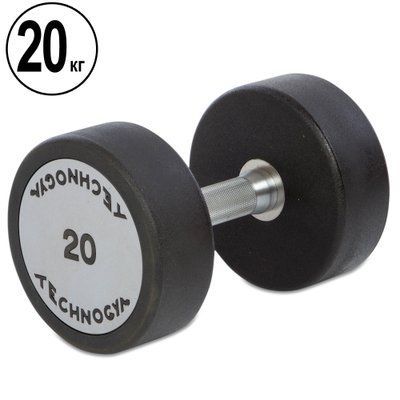 Гантель цільна професійна TECHNOGYM TG-1834-20 1шт 20кг