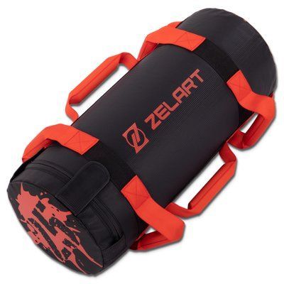 Мішок для кросфіту та фітнесу Zelart TA-7825-25 25кг червоний