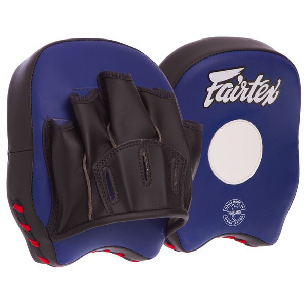 Лапа Изогнутая для бокса и единоборств FAIRTEX FMV14 19x17x5см 2шт синий