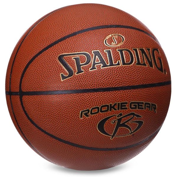 Мяч баскетбольный Composite Leather SPALDING 76950Y ROOKIE GEAR №5 оранжевый