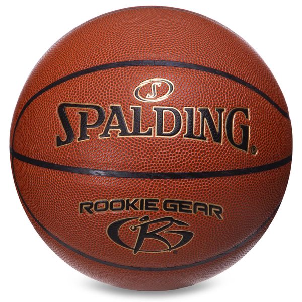 Мяч баскетбольный Composite Leather SPALDING 76950Y ROOKIE GEAR №5 оранжевый