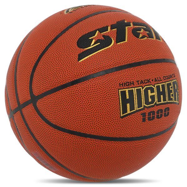 М'яч баскетбольний STAR HIGHER 1000 BB4647 №7 PU помаранчевий
