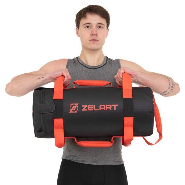 Мішок для кросфіту та фітнесу Zelart TA-7825-25 25кг червоний