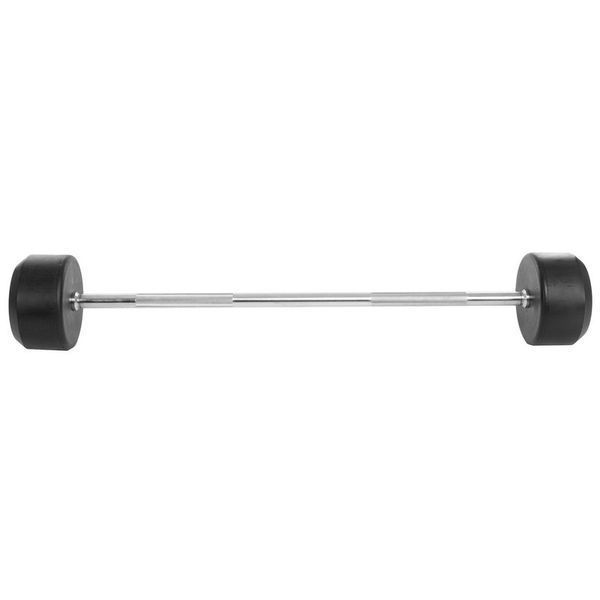 Штанга фіксована пряма гумова Zelart Rubber Coated Barbell TA-2685-40 довжина-95см 40кг