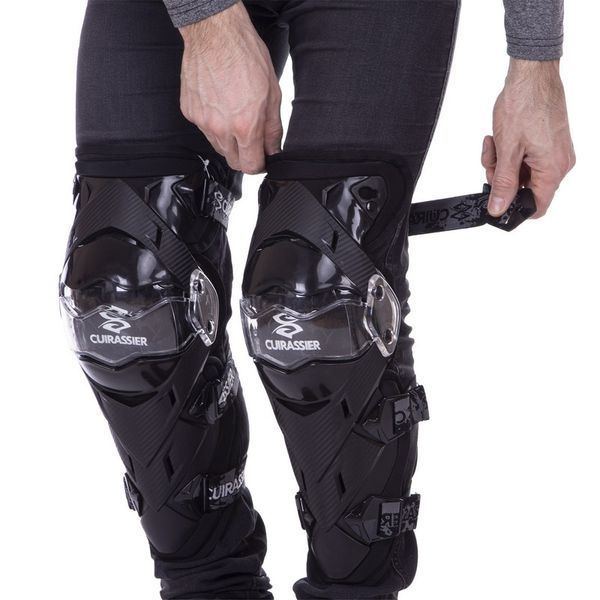 Захист коліна та гомілки CUIRASSIER K09 2шт чорний