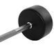 Штанга фіксована пряма гумова Zelart Rubber Coated Barbell TA-2685-40 довжина-95см 40кг