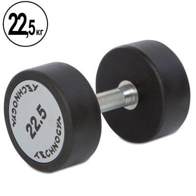 Гантель цільна професійна TECHNOGYM TG-1834-22,5 1шт22,5кг