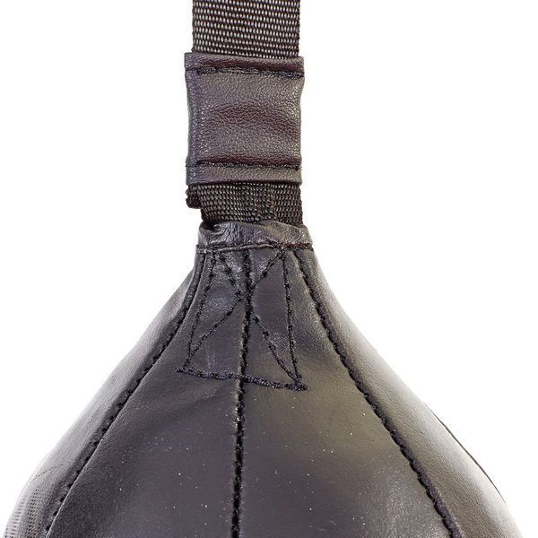 Груша набивна на розтяжках LEV LV-1858 l-30 22 см чорний