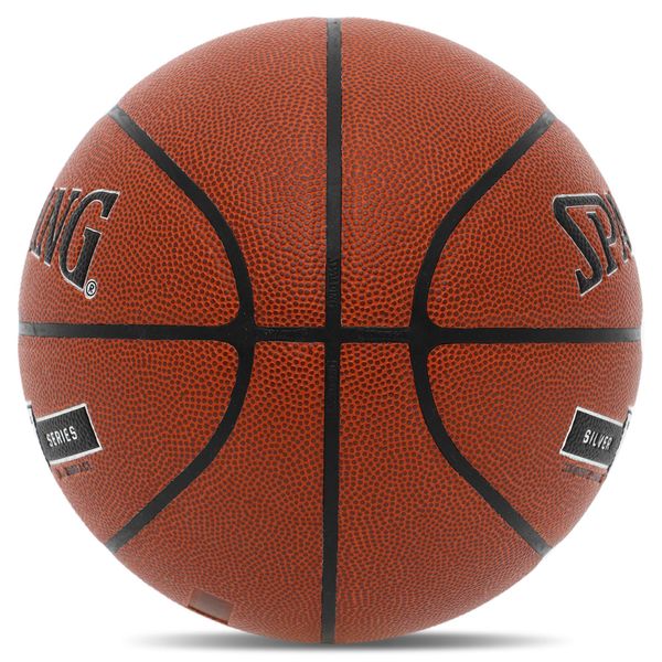 Мяч баскетбольный Composite Leather SPALDING TF SILVER 76859Y №7 оранжевый