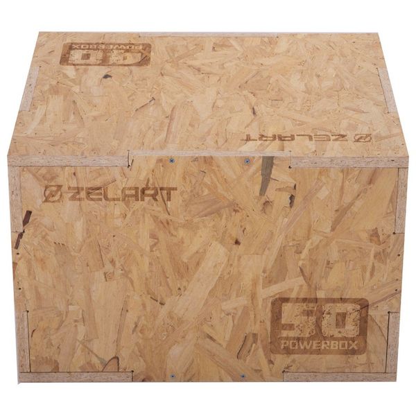 Бокс плиометрический деревянный Zelart BOX-WOOD FI-3636-1 1шт 60см