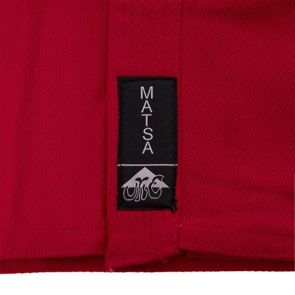 Кимоно для самбо MATSA MA-3209 185см красный