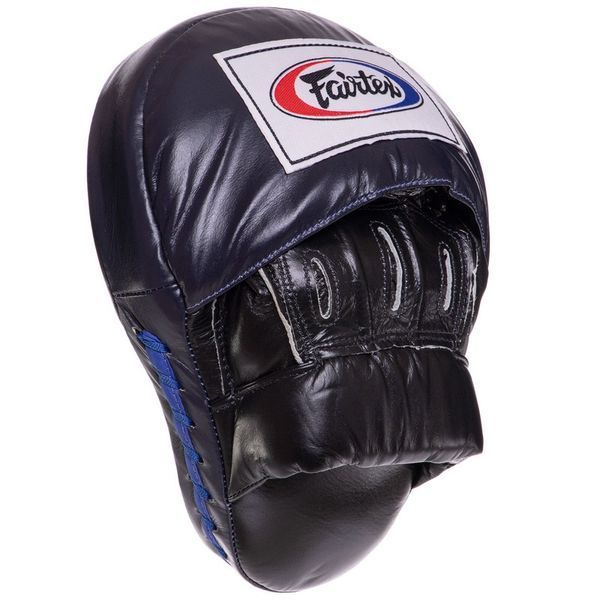 Лапа Вигнута для боксу та єдиноборств FAIRTEX FMV9 24x19x5см 2шт синій