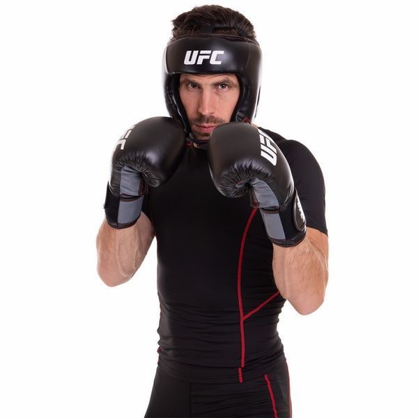 Рукавички боксерські UFC Boxing UBCF-75605 10 унцій чорний