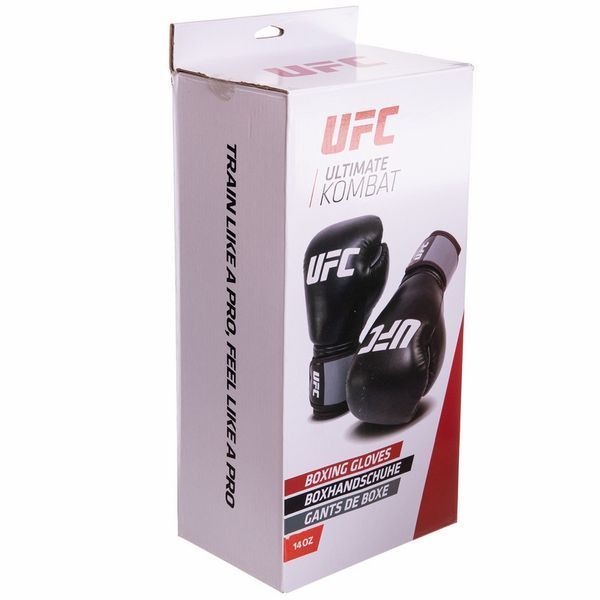 Рукавички боксерські UFC Boxing UBCF-75605 10 унцій чорний