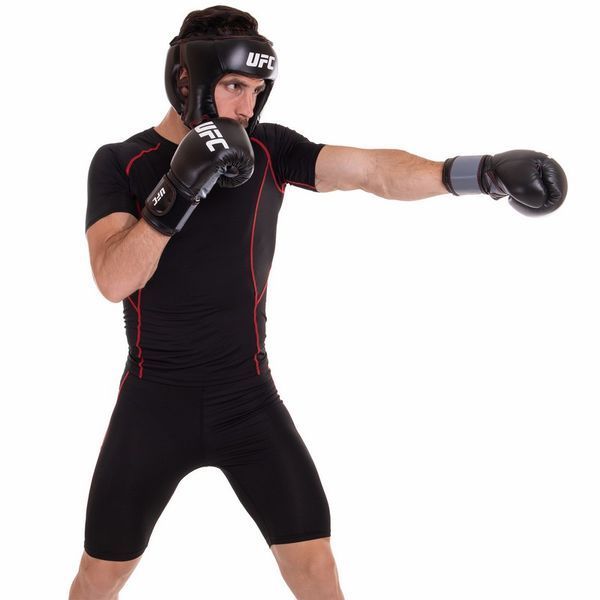 Рукавички боксерські UFC Boxing UBCF-75605 10 унцій чорний