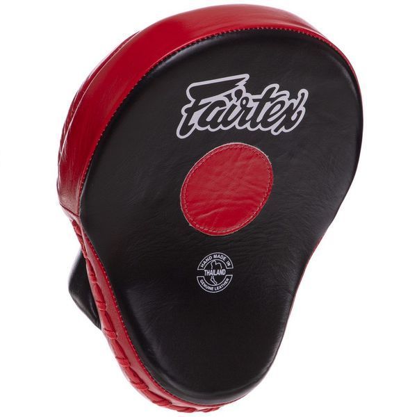 Лапа Вигнута для боксу та єдиноборств FAIRTEX FMV9 24x19x5см 2шт червоний