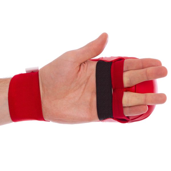 Накладки (перчатки) для карате Zelart BO-7250 L красный