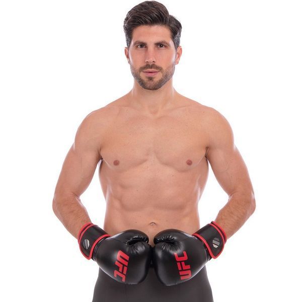 Рукавички боксерські UFC Myau Thai Style UHK-69673 12 унцій чорний