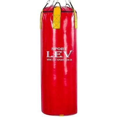 Мешок боксерский Цилиндр Тент LEV LV-2802 высота 85см красный