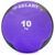 М'яч медичний медбол Zelart Medicine Ball FI-5121-10 10кг фіолетовий-чорний