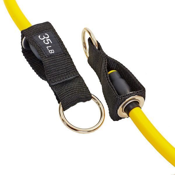 Еспандер трубчастий для фітнесу з кільцем DT-1002R-35LB DOUBLE CUBE
