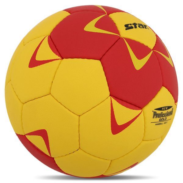М'яч для гандболу STAR NEW PROFESSIONAL GOLD HB421 №1 жовто-червоний