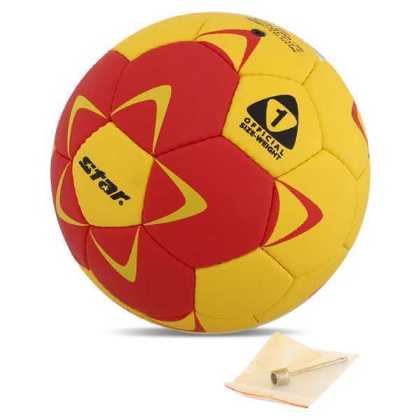 М'яч для гандболу STAR NEW PROFESSIONAL GOLD HB421 №1 жовто-червоний