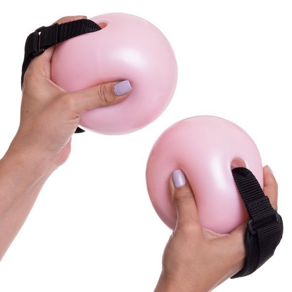 Мяч утяжеленный с манжетом PRO-SUPRA WEIGHTED EXERCISE BALL 030-0_5LB
