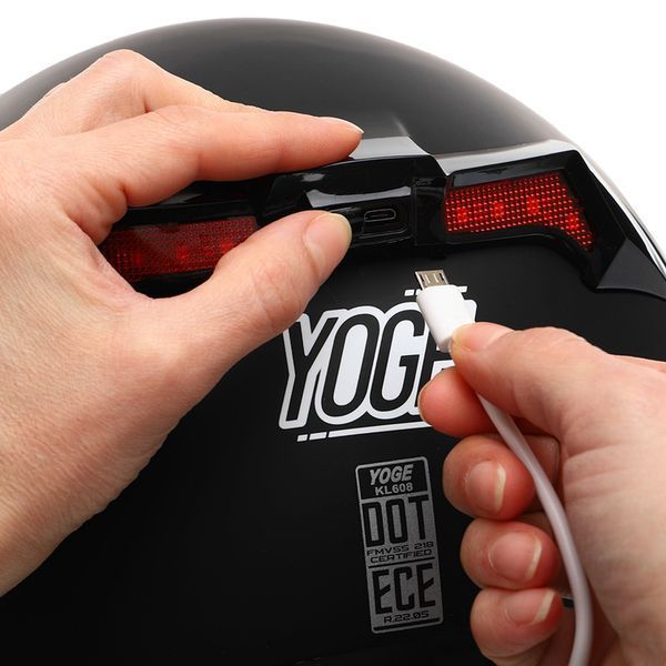 Мотошолом модуляр (flip-up) YOGE M-9404 MATT M чорний
