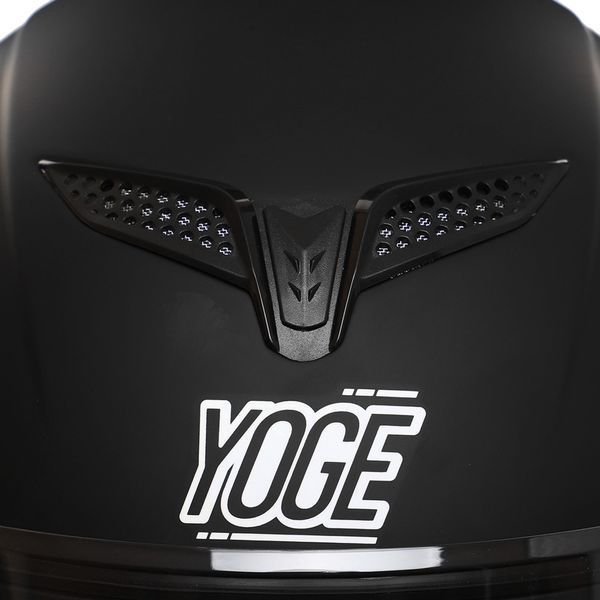 Мотошолом модуляр (flip-up) YOGE M-9404 MATT M чорний