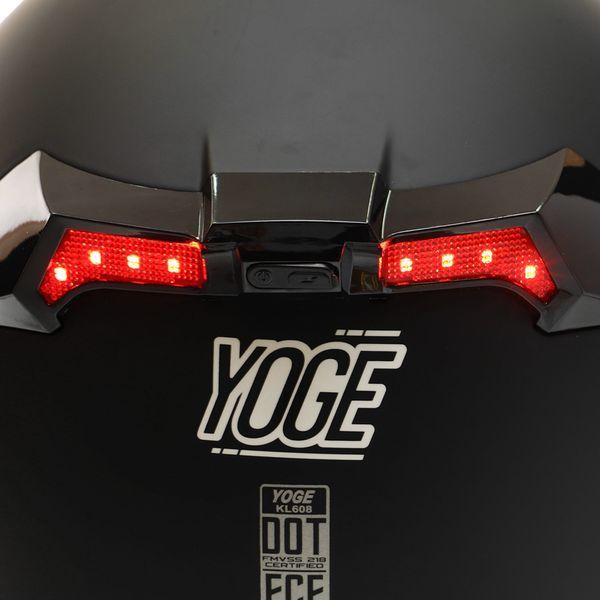 Мотошолом модуляр (flip-up) YOGE M-9404 MATT M чорний