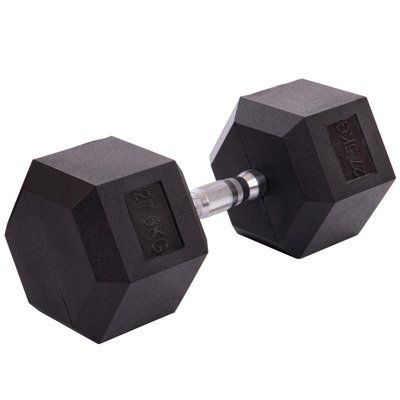 Гантель цільна шестигранна SP-Planeta SC-80075-27,5 1шт 27,5кг