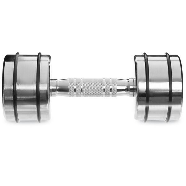 Гантель хромированная Zelart FI-2622-8 1шт 8кг