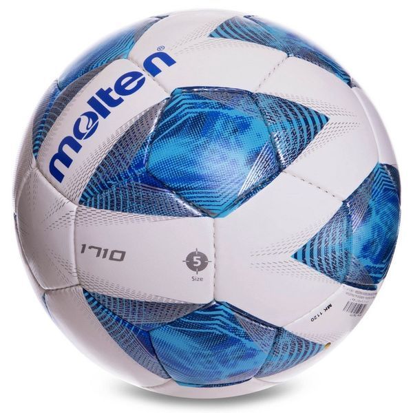 Мяч футбольный MOLTEN F5A1711 №5 PVC синий