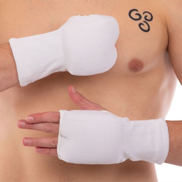 Перчатки (накладки) для карате SP-Sport LG20-W размер L белый