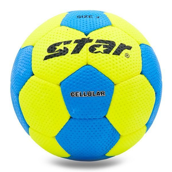 Мяч для гандбола STAR Outdoor JMC03002 №3 PU голубой-желтый