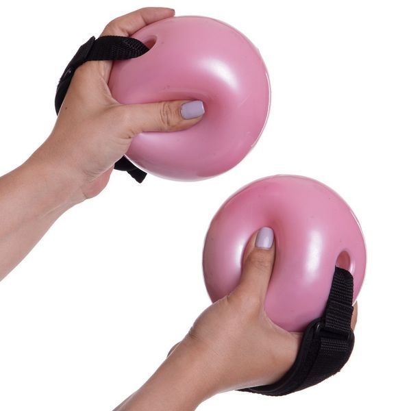 М'яч обтяжений із манжетом PRO-SUPRA WEIGHTED EXERCISE BALL 030-1_5LB