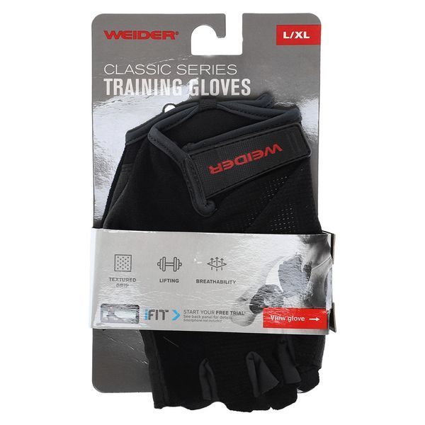 Рукавички спортивні WEIDER SB169017 M-L чорний