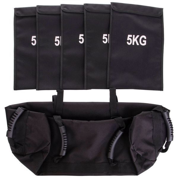 Сумка для кросфіту Sandbag Zelart FI-6232-2 50LB чорний