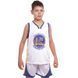 Форма баскетбольная подростковая NB-Sport NBA GOLDEN STATE 30 BA-0973 M белый-синий-желтый