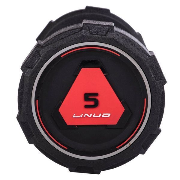 Гантель цельная профессиональная LI NUO TA-3618-5 1шт 5кг черный
