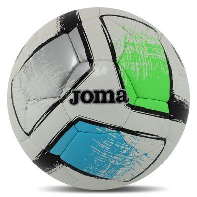 М'яч футбольний Joma DALI II 400649-211-T5 №5 сірий-зелений-синій
